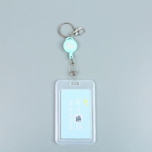 Cute Cartoon Retractable Badge Card Holder Nurse Doctor Exhibition Pull Key ID Name Card Badge Holder(Ascension Pretend Bility)