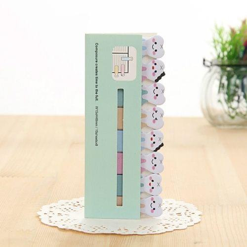 2 PCS Mini Cute Cartoon Animals Memo Pad Sticky Notes Notebook Stationery Note Paper Stickers School Supplies Tooth