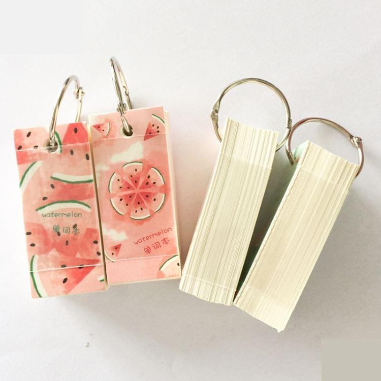 VI-I03 110 Sheets Mini Watermelon Notebook School Supply Book Kids Gift, Random Color Delivery