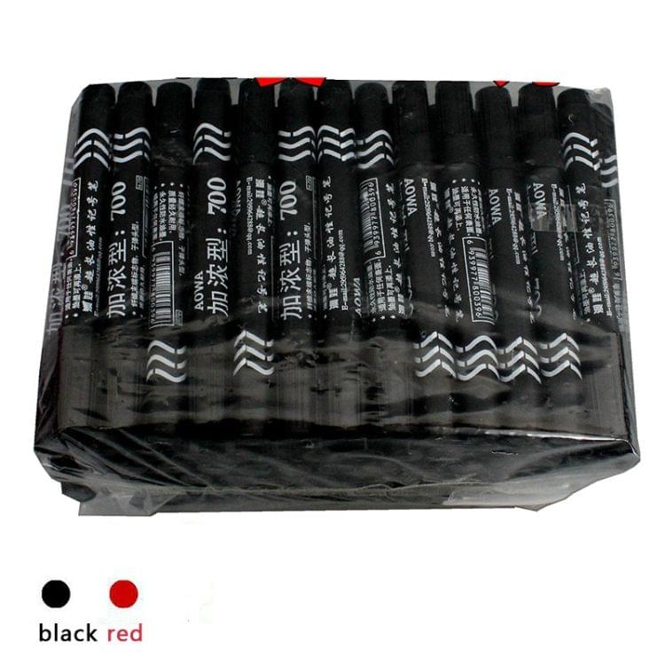 8 PCS Permanent Paint Marker Pen Oily Waterproof Markers Pens Graffiti Stationery Supplies(Red)
