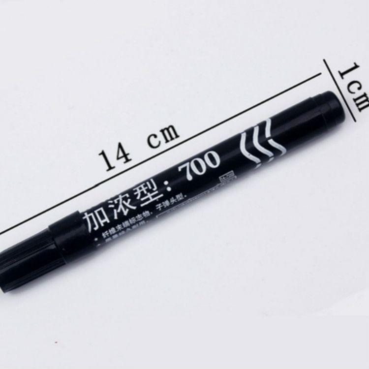 8 PCS Permanent Paint Marker Pen Oily Waterproof Markers Pens Graffiti Stationery Supplies(Red)