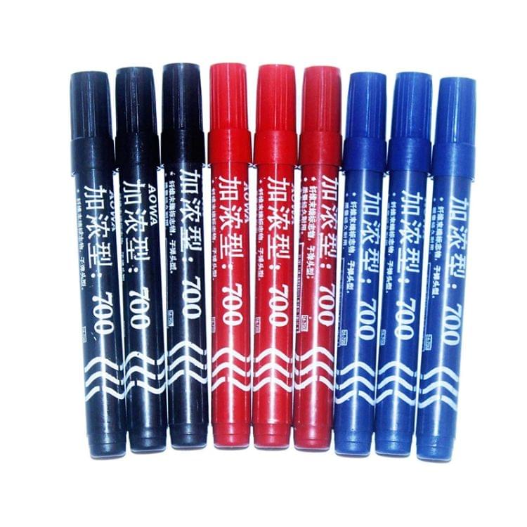 8 PCS Permanent Paint Marker Pen Oily Waterproof Markers Pens Graffiti Stationery Supplies(Red)