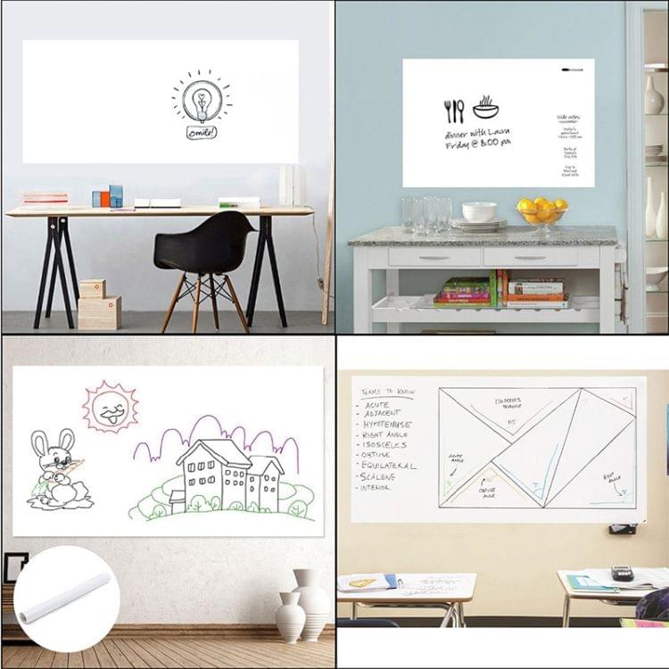PVC Creative Message DIY Whiteboard Sticker Stationery Memo, Size: 45x200cm