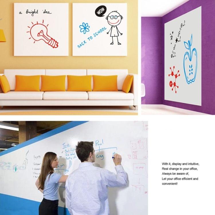 PVC Creative Message DIY Whiteboard Sticker Stationery Memo, Size: 45x200cm