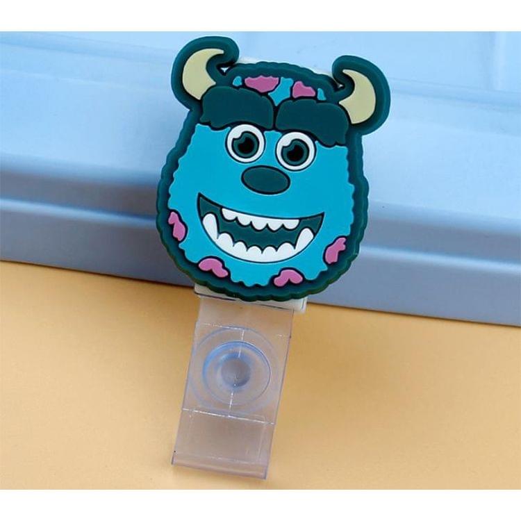 3PCS Monster University Transparent Retractable Badge ID Card Clip Badge Lanyard Card Holder 2