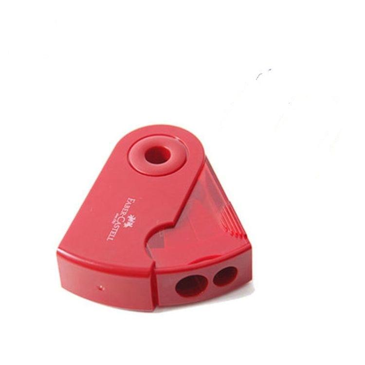 2 PCS Manual Push Pull Pencil Sharpener Single Hole Double Hole Multi-functional Office Stationery(Single green)