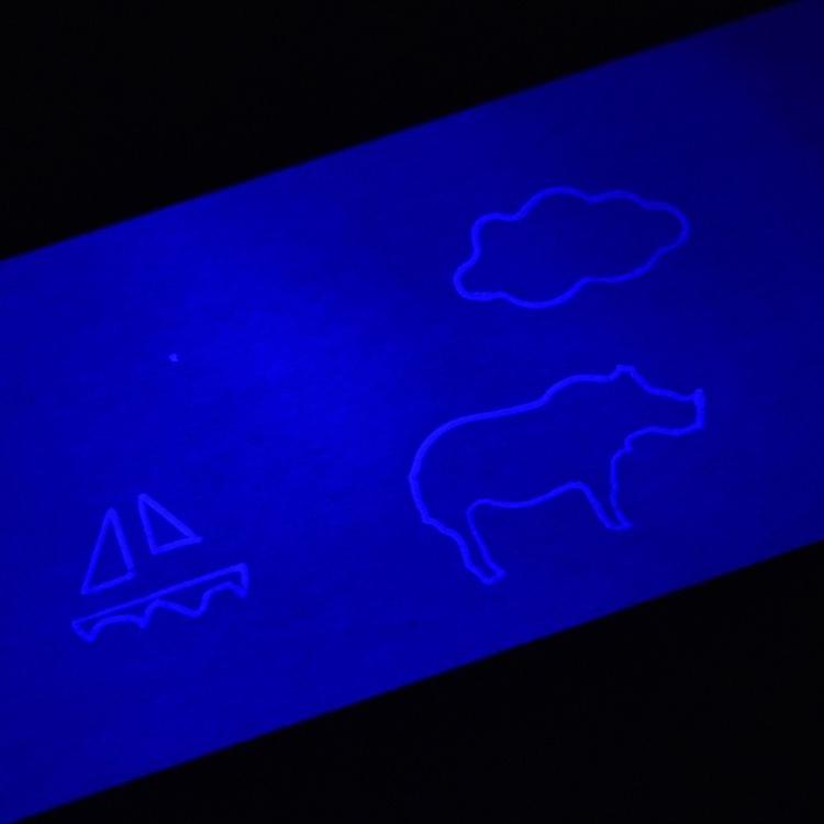 Creative LED UV Light Ballpoint Pen Invisible Ink Pen