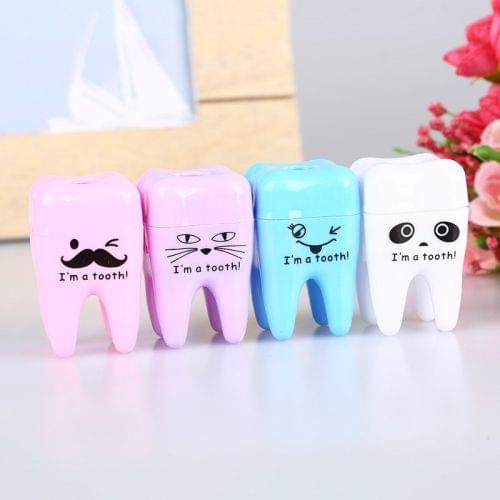 Creative Stationery Cartoon Teeth Shape Pencil Sharpener Manual Mechanical Pencil Sharpener for School Office Supplies