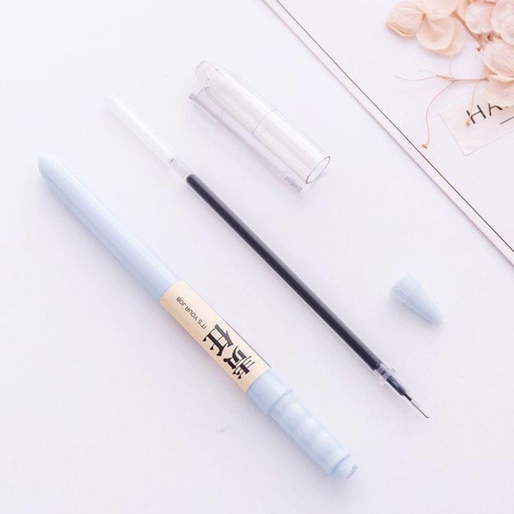 4 PCS Personal Character Black Signature Gel Pen(Brother)