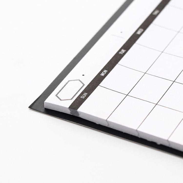 30 Sheets Weekly Planner Sticky Notes Cute Stationery Office Paper Memo Pad(Orange)