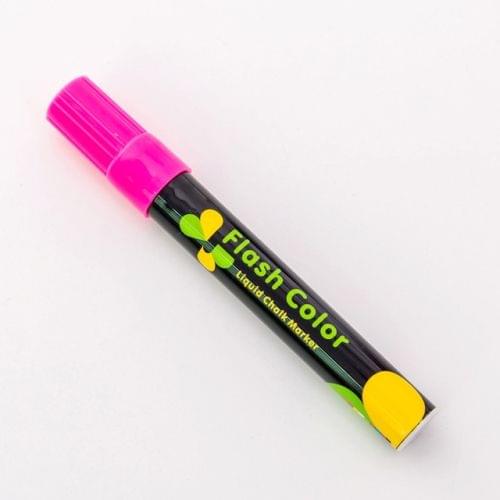 2 PCS Cute Candy Highlighter Fluorescent Liquid Chalk Marker Neon Pen LED Writing Board For Painting Graffiti Office Supply(Pink)