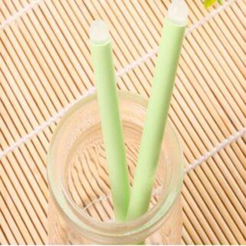 A2598 100 PCS Erasable Pen Special Rubber Stick Student Stationery Gifts Office Supplies(Fluorescent Green)