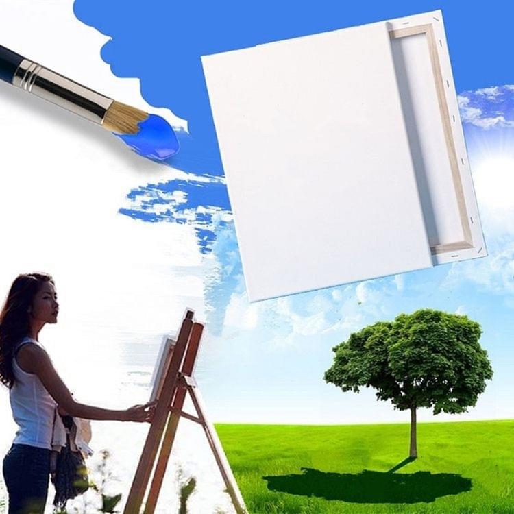 Oil Acrylic Paint White Blank Square Artist Canvas Wooden Board Frame