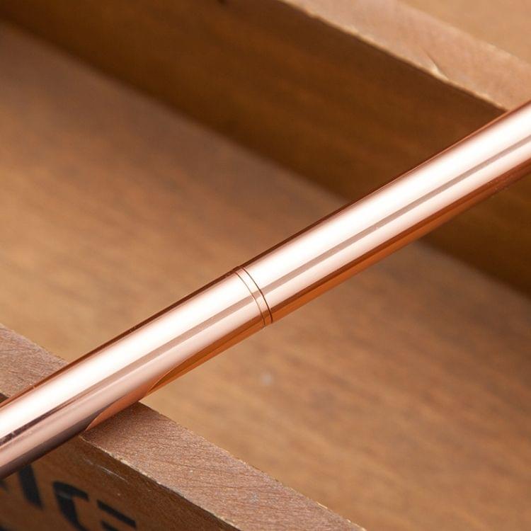 1.0mm Metal Kawaii Pineapple Ballpoint Pen(Rose gold)