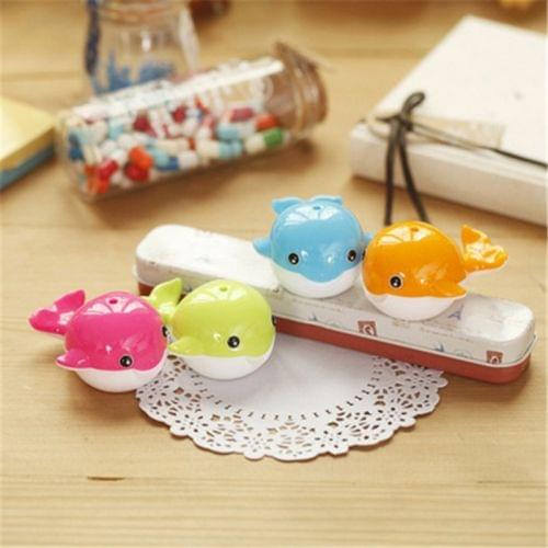 Cute Whale Shape Pen Pencil Sharpener Student Gift Prizes, Random Color