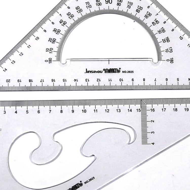 Triangle Set Scale Professional Drawing Tools School Supplies Student Stationery