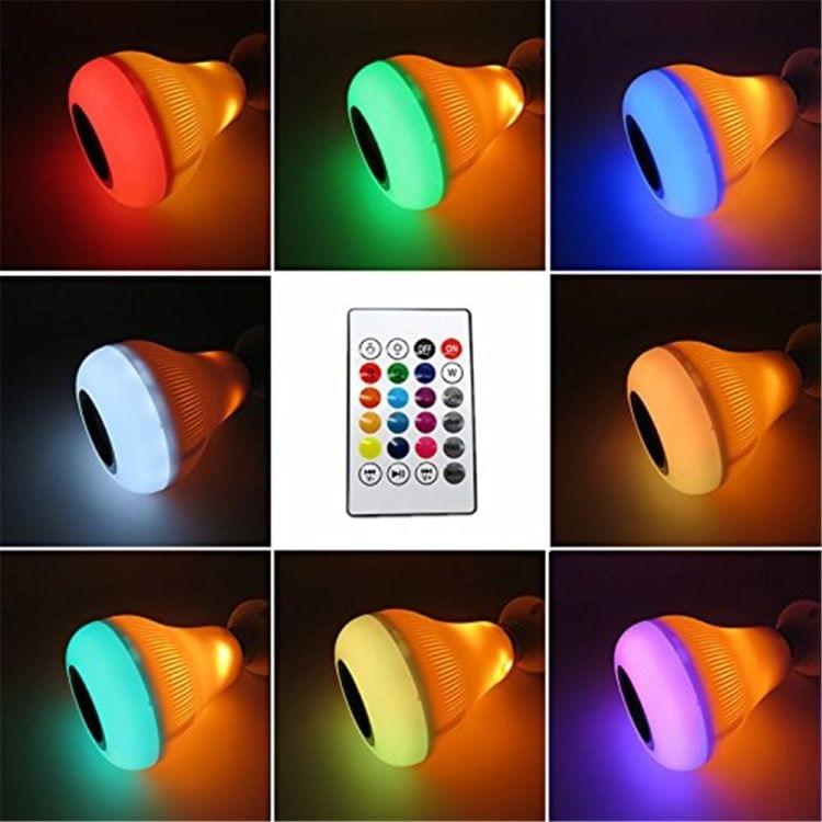 YWXLight 18W E27 RGB Color Changing Smart LED Music Light Bulb