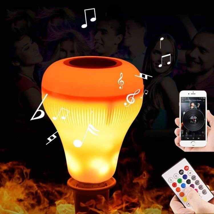 YWXLight 18W E27 RGB Color Changing Smart LED Music Light Bulb