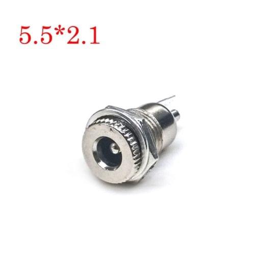 10 PCS DC099 5.5x2.1 Power Jack Socket Female Panel Mount Connector(5.5x2.1)