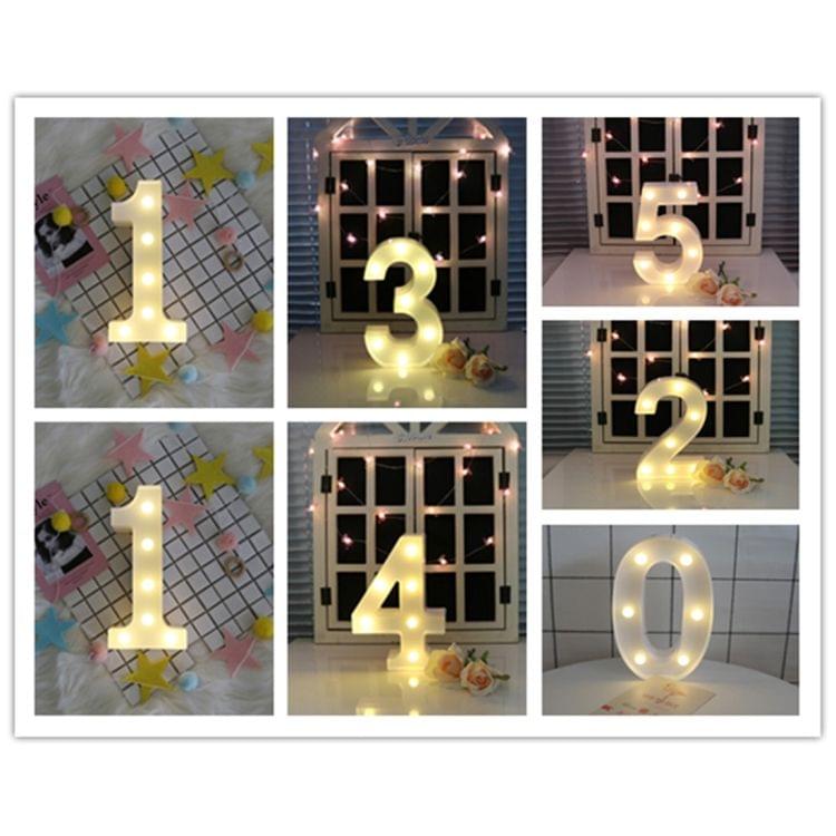 Digit 2 Shape Decoration Light