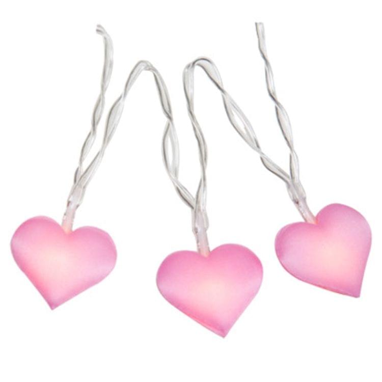 LED Fairy Lights Love Heart Lantern Navidad String Lights Holiday Lighting Bedroom Home Decoracion 3m 20LEDs(Blue)