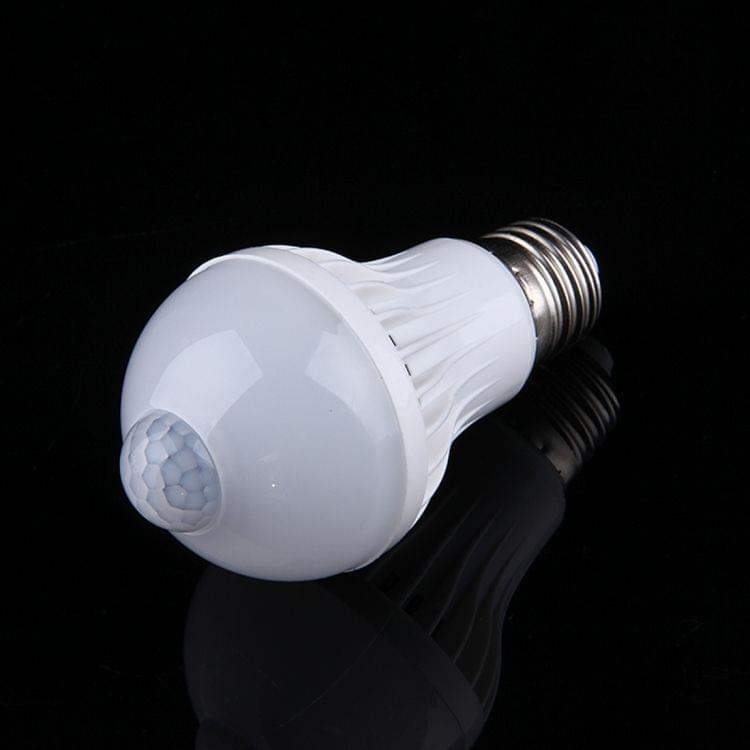 E27 7W Infrared Motion Sensor LED Light Bulb