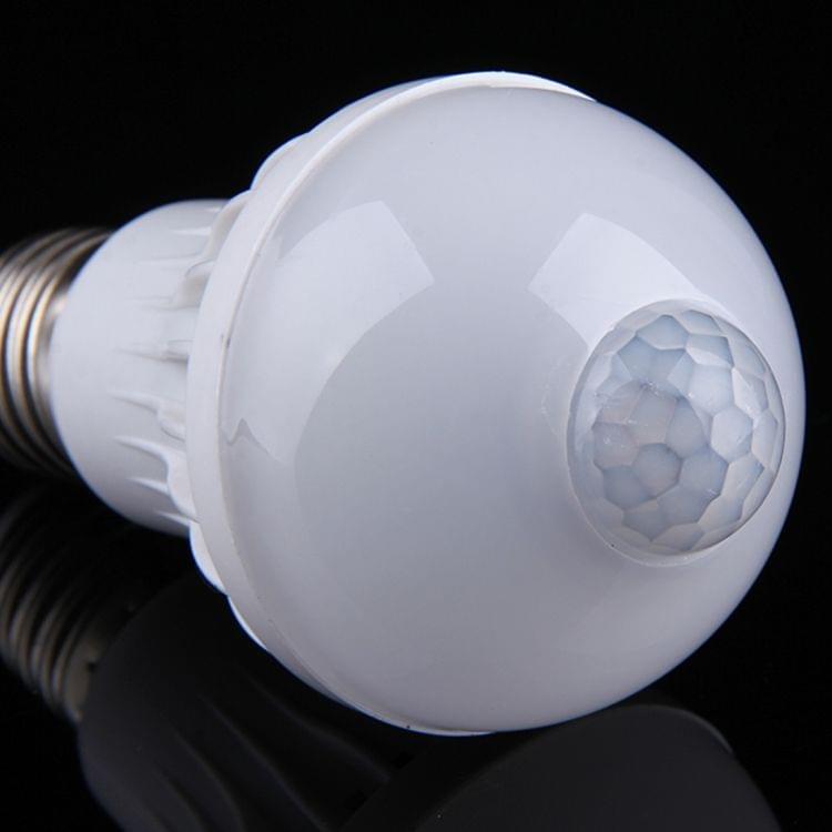 E27 7W Infrared Motion Sensor LED Light Bulb