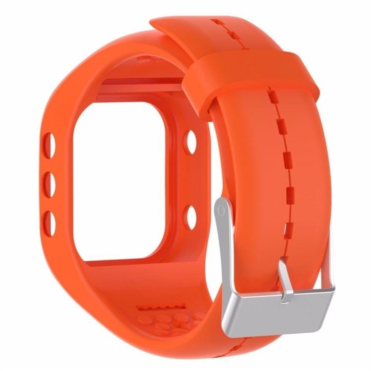 Smart Watch Silicome Wrist Strap Watchband for POLAR A300 (Orange)