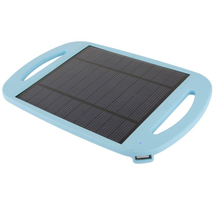 2.5W Universal Environment Friendly Sun Power Panel Solar Charger Pad with Holder for Mobile phones / MP3 / Digital Camera / GPS and Other Electronic Devices, WN-801(Baby Blue)