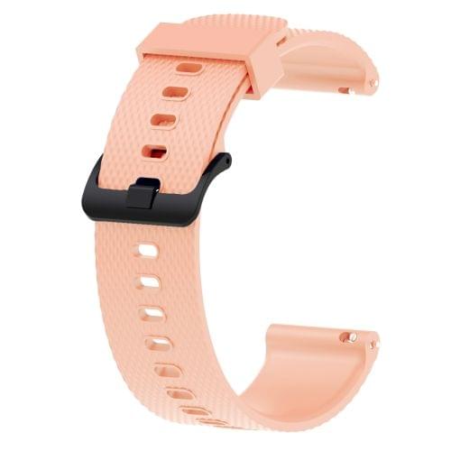 Silicone Sport Wrist Strap for Garmin Vivoactive 3 20mm (Pink)