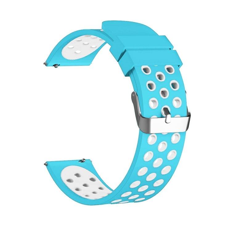 For Fitbit Versa Simple Fashion Silicone Watch Strap(Baby Blue)