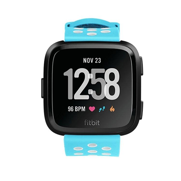 For Fitbit Versa Simple Fashion Silicone Watch Strap(Baby Blue)