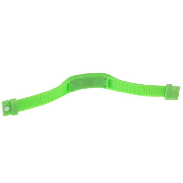 Fashion Waterproof Silicone Bracelet Watch with LED Display(Green)