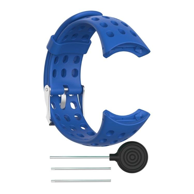 Silicone Male Replacement Wrist Strap for SUUNTO M1 / M2 / M4 / M5 (Blue)
