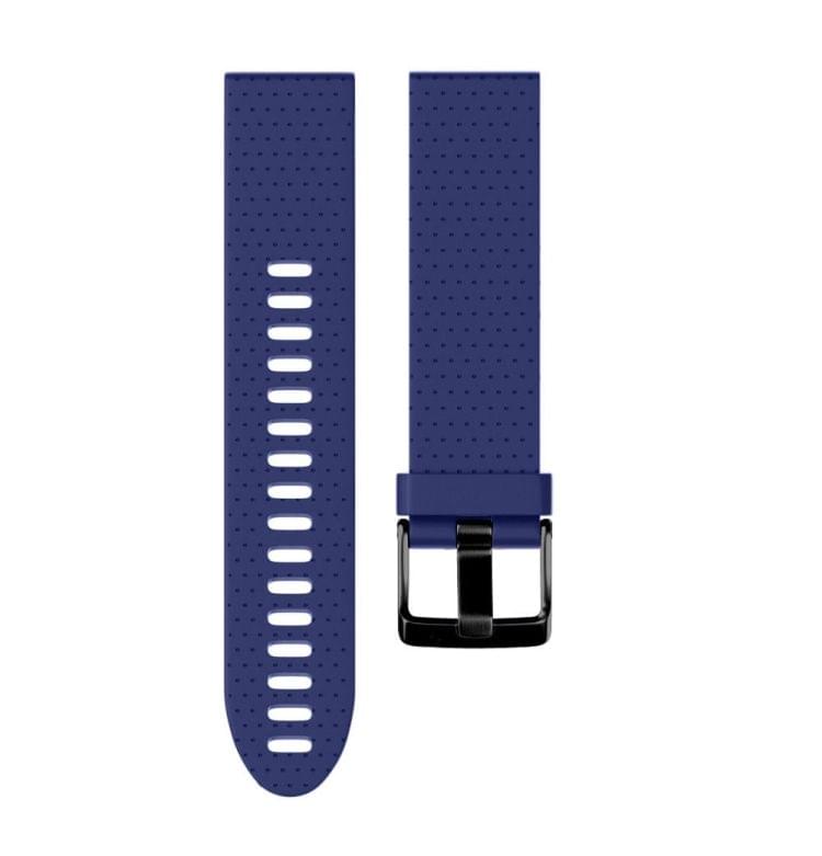 Quick Removable Silicone Wrist Strap for Fenix 5S 20mm(Dark Blue)