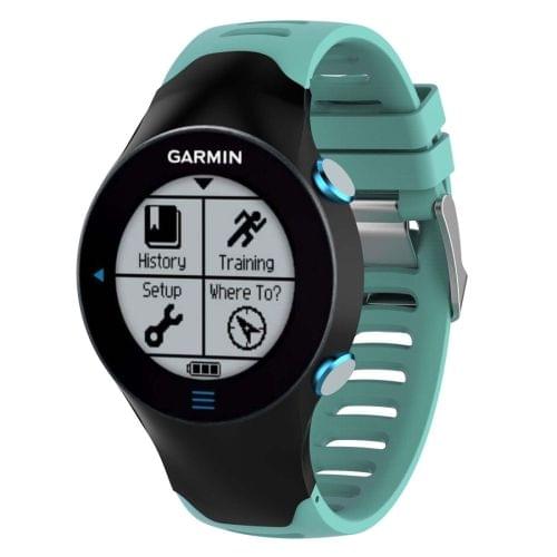 Smart Watch Silicone Wrist Strap Watchband for Garmin Forerunner 610(Mint Green)