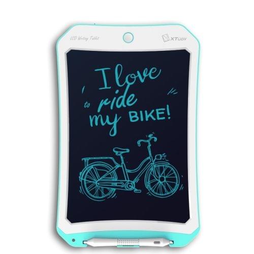 WP9316 10 inch LCD Monochrome Screen Writing Tablet Handwriting Drawing Sketching Graffiti Scribble Doodle Board for Home Office Writing Drawing(Blue)