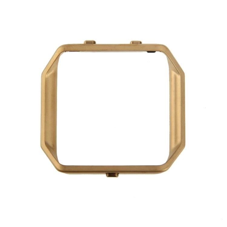 For Fitbit Blaze Watch Stainless Steel Frame Holder Shell(Gold)