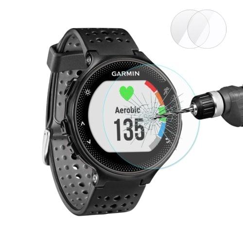 2 PCS ENKAY Hat-Prince for Garmin Forerunner 235 Smart Watch 0.2mm 9H Surface Hardness 2.15D Explosion-proof Tempered Glass Screen Film