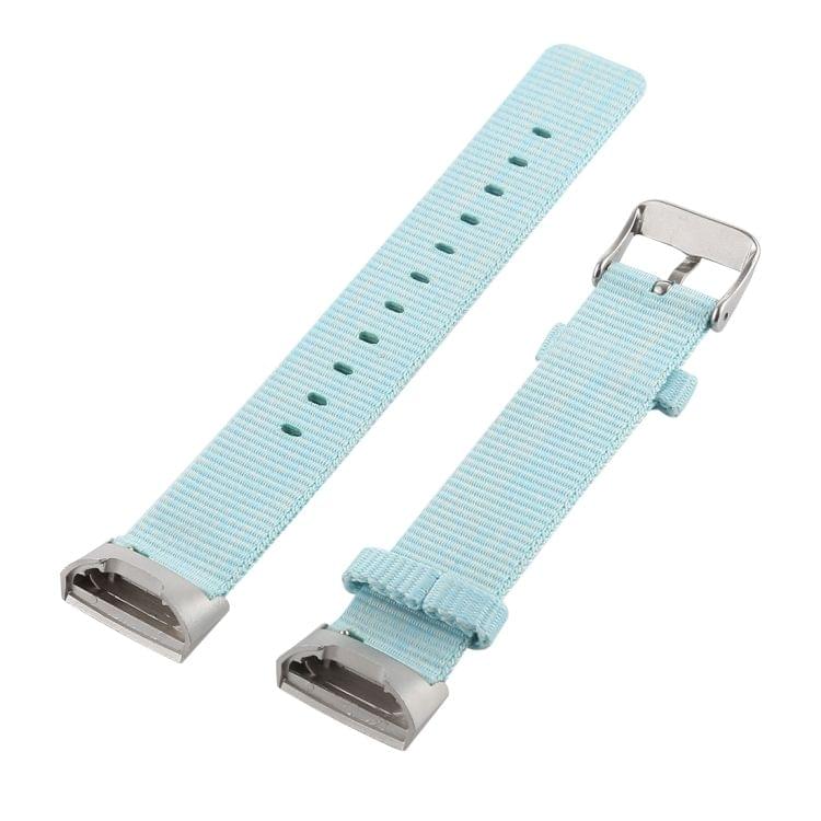 Nylon Wrist Strap Watch Band for Fitbit Charge 3(Blue)