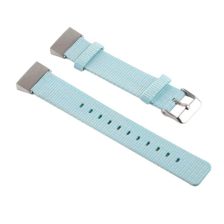 Nylon Wrist Strap Watch Band for Fitbit Charge 3(Blue)