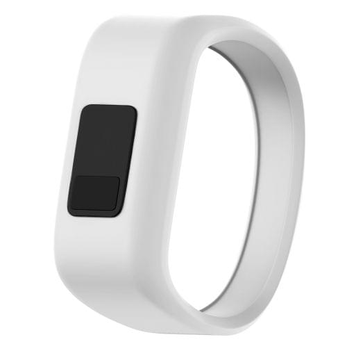 Silicone Sport Wrist Strap for Garmin Vivofit JR, Size: Small (White)