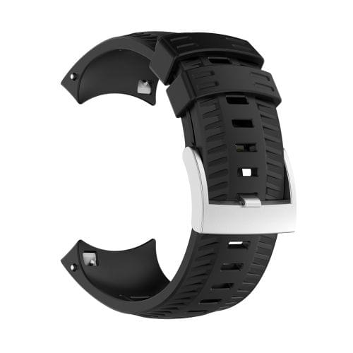 Silicone Replacement Wrist Strap for SUUNTO 9 (Black)