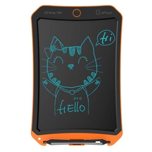 WP9309 8.5 inch LCD Monochrome Screen Writing Tablet Handwriting Drawing Sketching Graffiti Scribble Doodle Board for Home Office Writing Drawing(Orange)