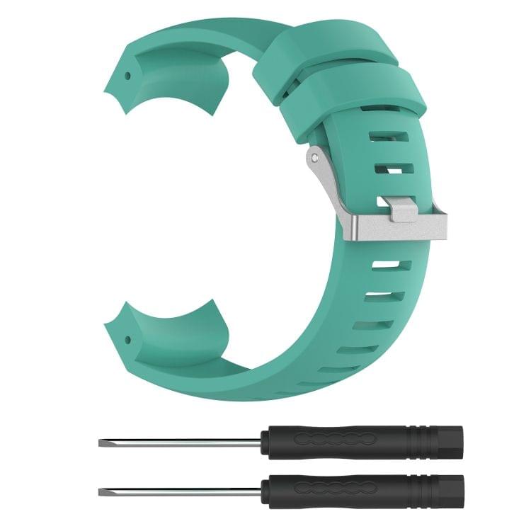 Silicone Replacement Wrist Strap for SUUNTO Core ALU Black (Mint Green)