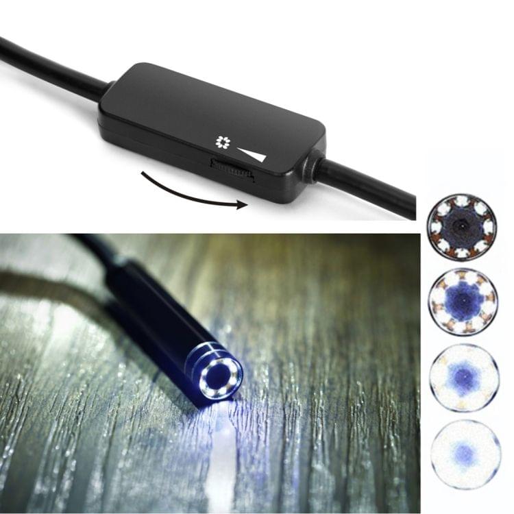 USB-C / Type-C Endoscope Waterproof IP67 Snake Tube Inspection Camera with 8 LED & USB Adapter, Length: 7m, Lens Diameter: 7mm