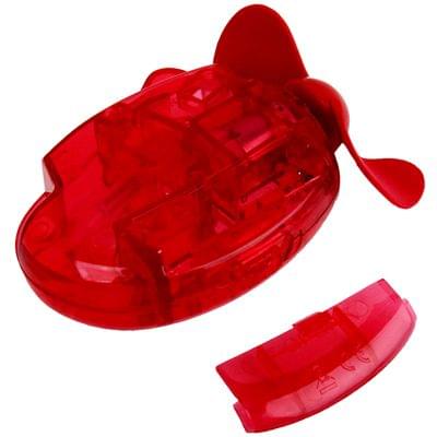 Mini Water Spray Fan with Powerful Safe Fan Blades, Size: About 109 x 73 x 27mm(Red)