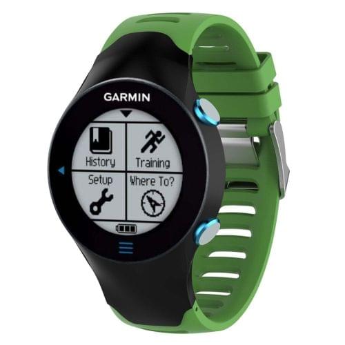 Smart Watch Silicone Wrist Strap Watchband for Garmin Forerunner 610(Green)