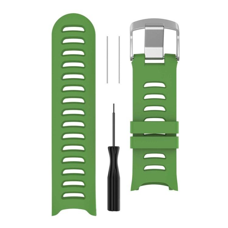 Smart Watch Silicone Wrist Strap Watchband for Garmin Forerunner 610(Green)