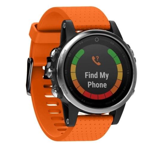 Fenix 5S Quick Removable Silicone Wrist Strap 20mm (Orange)